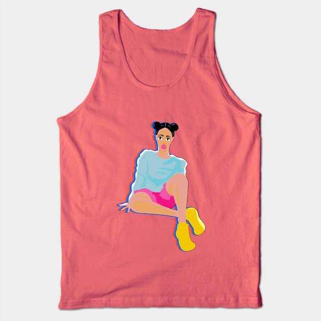 summer (transparent) Tank Top by romyrosas